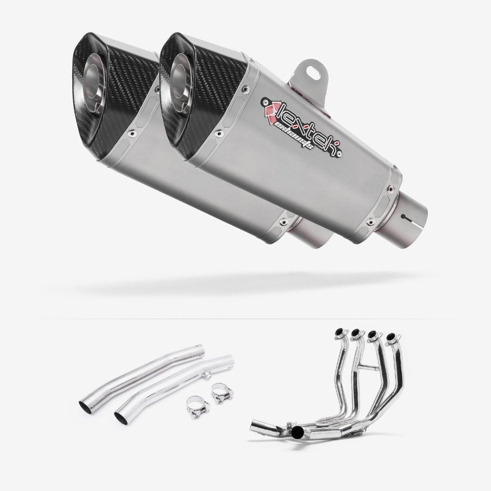 Lextek XP10 Exhaust 210mm with Link Pipes for Suzuki GSX 1300 R Hayabusa (99-07)