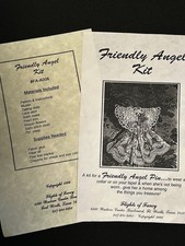 Friendly Angel Kit by Flights of Fancy - NEW-lace doily victorian style ornament