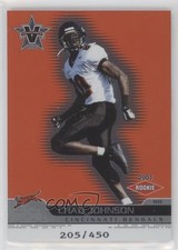 2001 Pacific Vanguard Rookie 205/450 Chad Johnson #113 0nr3