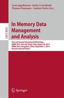Arun Jagatheesan (U. A.) | in Memory Data Management And Analysis | Taschenbuch
