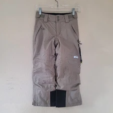 REI Co-Op Youth Snowboard Ski Brown Pants Size XS 6-7 Timber Mountain Armadillo