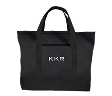 100% Authentic RARE KKR Private Equity Boat Bag Black / Black