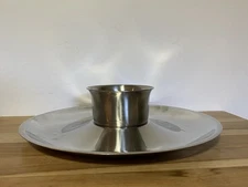 VTG Cultura MCM Chip and Dip Tray Set ~ 18-8 Stainless Steel ~ Sweden ~ 12"~ EUC