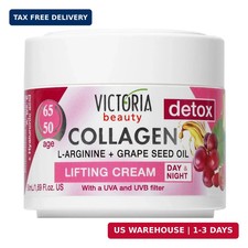 Skin Care Detox Day and Night Face Cream Anti-Aging Moisturiser with Collagen, H