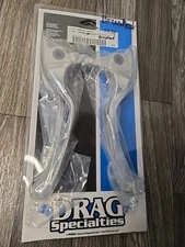 Drag Specialties Smooth Wide Blade Brake Clutch Hand Levers 17-19 Harley 