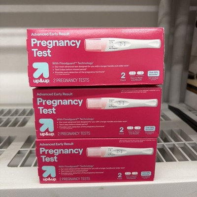 7-Advanced Early Result Pregnancy Test  up & up,  2ct 3PACK EXP: 3/2028
