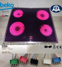 Beko EH9636 7Takt Kochfeld mit Schott Ceran® Glaskeramik. Mit 2J. Garantie