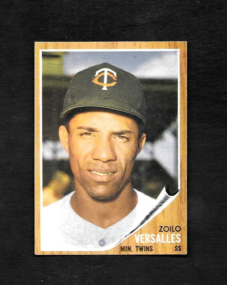 1962 TOPPS #499 ZOILO VERSALLES - EX/MT/EX, LOOKS MINT - 3.99 MAX SHIP COST