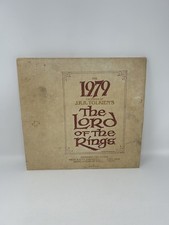 Calendrier film vintage 1979 JRR Tolkien Seigneur des Anneaux avec email