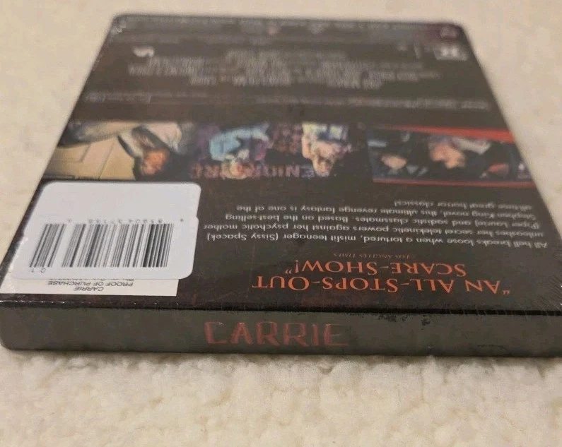 Carrie (1976) Blu Ray Steelbook Best Buy Exclusive Horror - NEW - Image 4 of 4