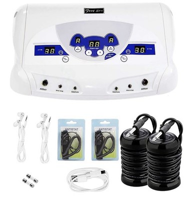 Dual Ionic Detox Foot Machine, Professional Ion Foot Spa w/Mp3 Player, BRAND NEW