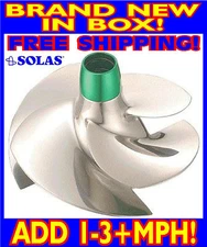 SeaDoo 2004-2005 GTX 4-TEC SC 185 SOLAS SR-CD-12/20 Impeller Improved Top Speed