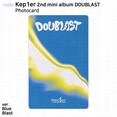 Kep1er 2nd Mini Album Doublast Official Photocard Clear Frame KPOP