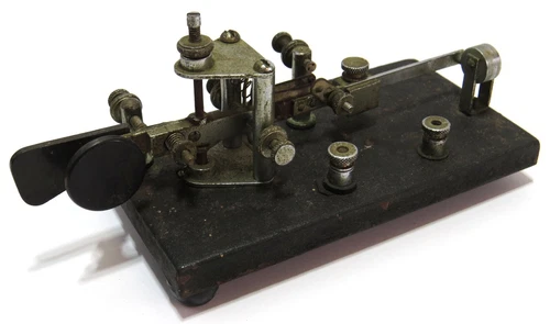 Vibroplex Vintage Telegraph Morse Code Key for Parts/Repair - Read