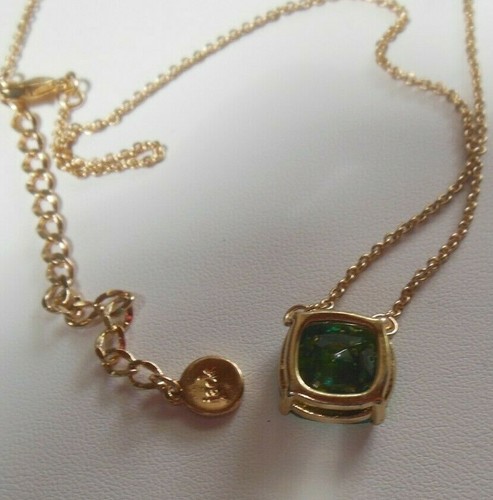 Signed Bella Jack Iridescent Green Pendant Necklace - Picture 2 of 2