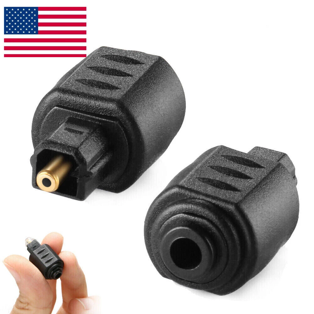 US Optical 3.5mm Female Mini Jack Plug To Digital Toslink Male Audio Adapter