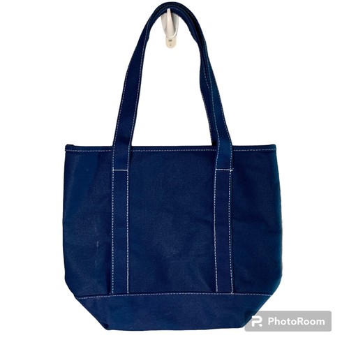 Nantucket marineblau Canvas Tasche wiederverwendbar Tragetasche alle sicheren Hafen für Tiere - Bild 2 von 14
