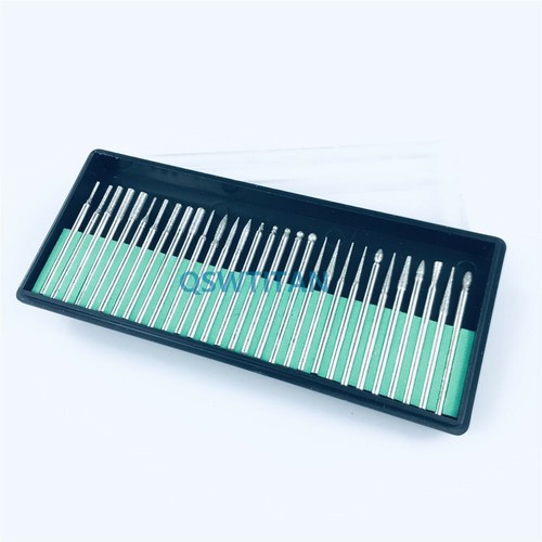 30pc/box Dental Lab Equipment Diamond Burs Millers Tooth Drill Jeweler Polishing - Picture 6 of 6