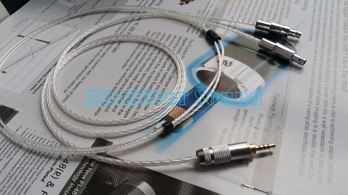 1x TRRS 2,5 mm 8N OCC cavo argento Sennheiser HD800 alta qualità HD820 - Foto 3 di 5