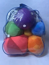 6pc Lakeshore Learning Soft Sensory Ball Set Bagged Colorful Kids Toddler Toy