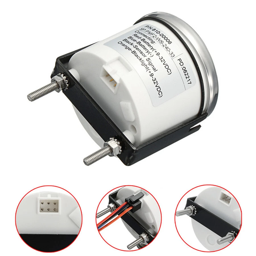 Датчик уровня топлива для автомобиля и лодки морского топливного бака 12/24 В 52 мм 240-33 Ом - Изображение 3 из 4