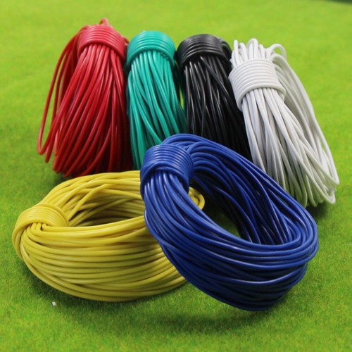 6 Rolls 1.5 AMP STRANDED EQUIPMENT WIRE 60 Meters DX026 - Picture 3 of 5