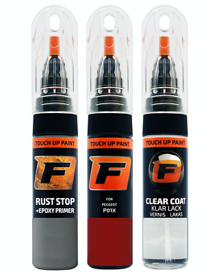 für PEUGEOT P01X ROUGE TIZIANO LACKSTIFT Reparatur Set Autolack Kratzer