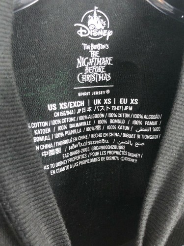 Disney Nightmare Before Christmas Oogie Boogie Spirit Trikot Halloween Gr. XS - Bild 9 von 12