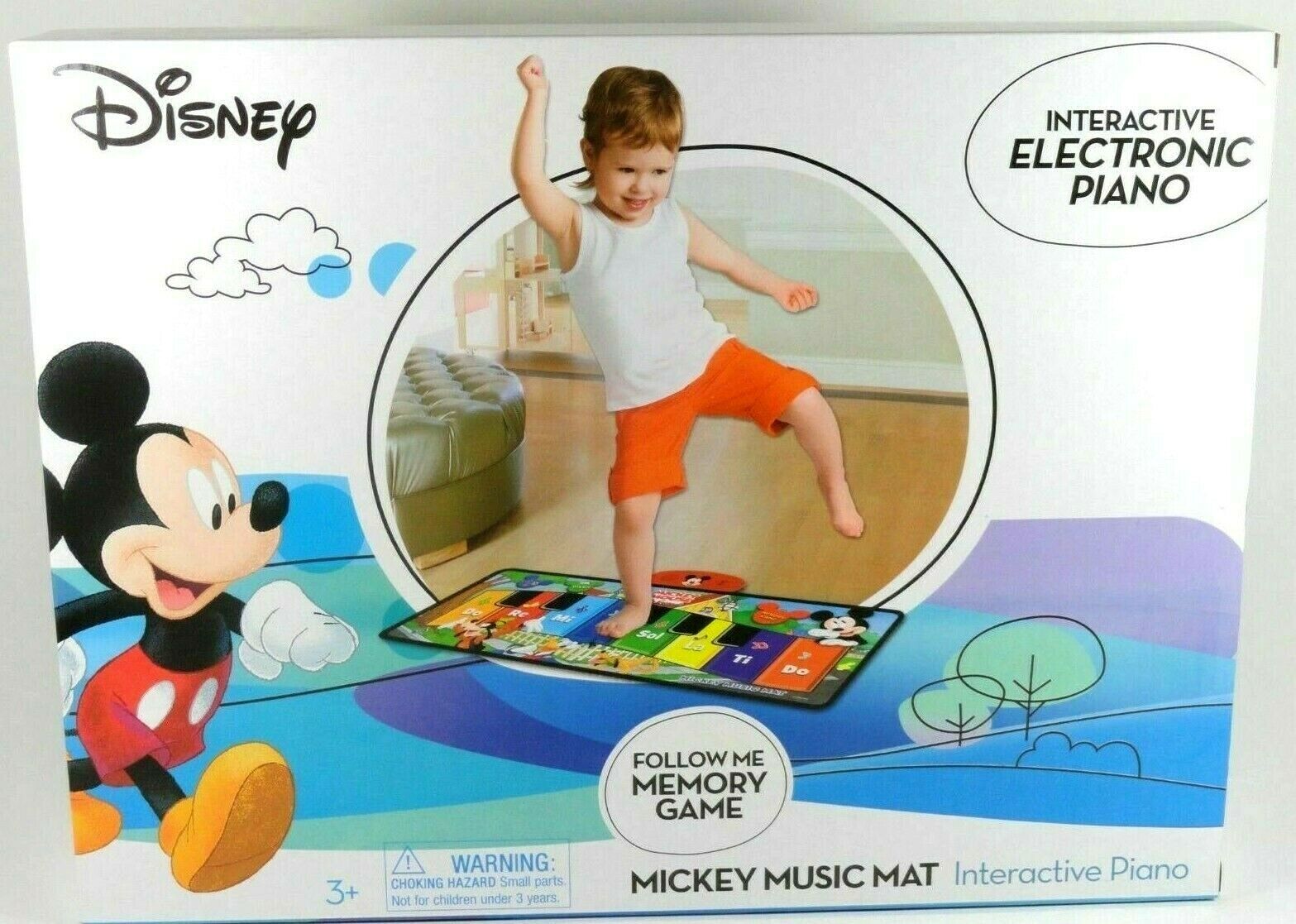 Disney Mickey Mouse Interactive Electronic Floor Piano Music Mat 