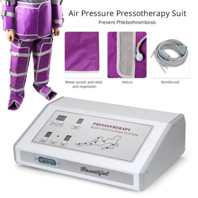 Pressotherapy Air Pressure Suit Lymphatic Drainage Full Body Wellness Massager
