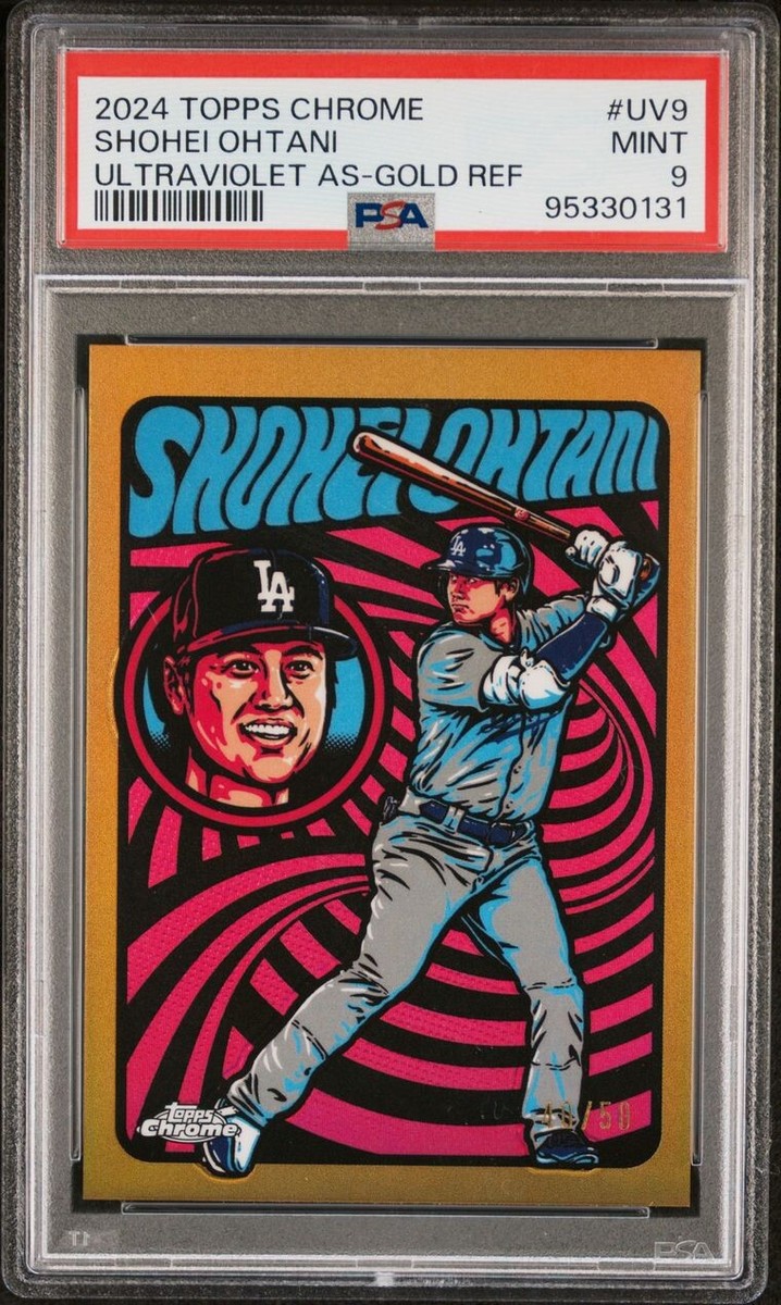 2024 Topps Chrome Shohei Ohtani Ultraviolet All-Stars Gold 2024 Topps Chrome Shohei Ohtani Ultraviolet All-Stars Gold