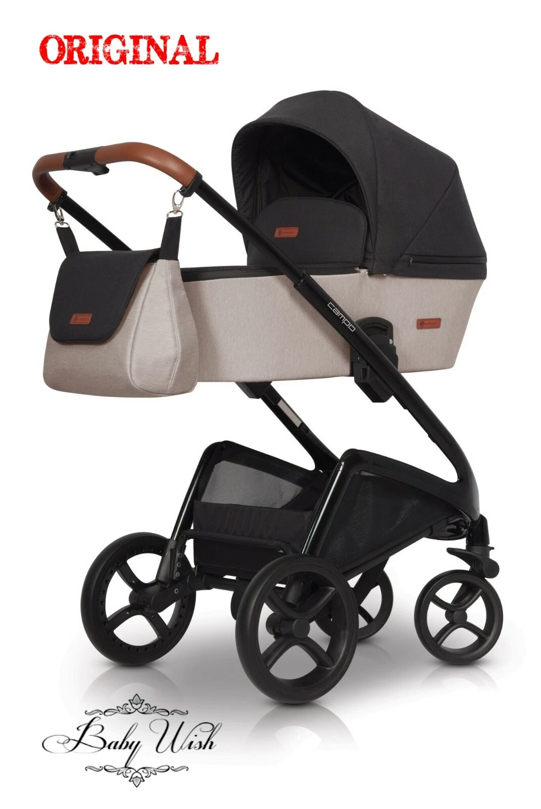 EUROCART CAMPO BABY GONDOLA CARRYCOT with bag + FREE EXTRAS !!! UK RETURN
