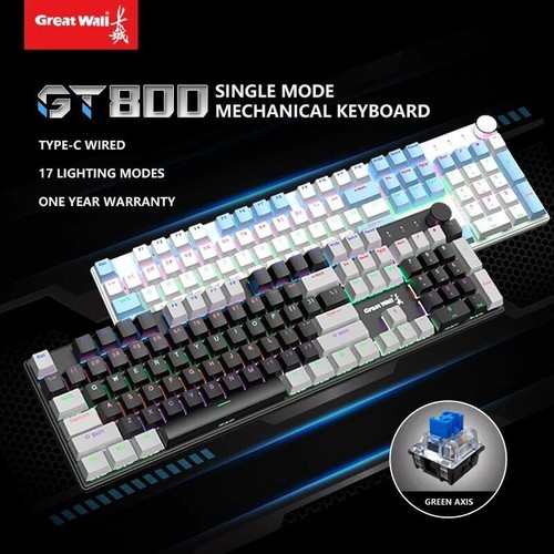 Mechanical Keyboard Esports Game Specific Computer Laptop Wired Office Typing - Picture 3 of 16