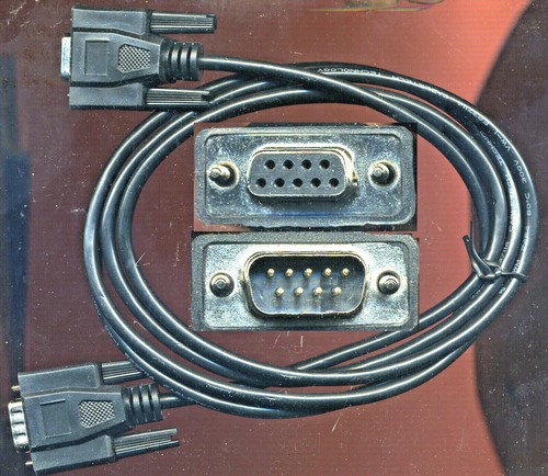 NEW Six 6' Foot DB9 M-F Male to Female Cable Serial RS232 PC Mac D-Sub Extension - 第 1/1 張圖片