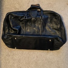 Retro Vintage Leather Bag Black Approx 17x25x7
