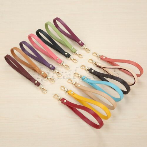 15*0,8 cm Cuero Correas Cortas Bolso Accesorios Pulsera Bolso de Muñeca Manija - Imagen 3 de 22