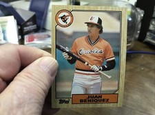 1987 Topps Baseball JUAN BENIQUEZ  FROM VENDING # 688