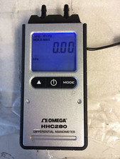 Omega HHC-280 Digital Manometer Handheld Air Pressure Meter