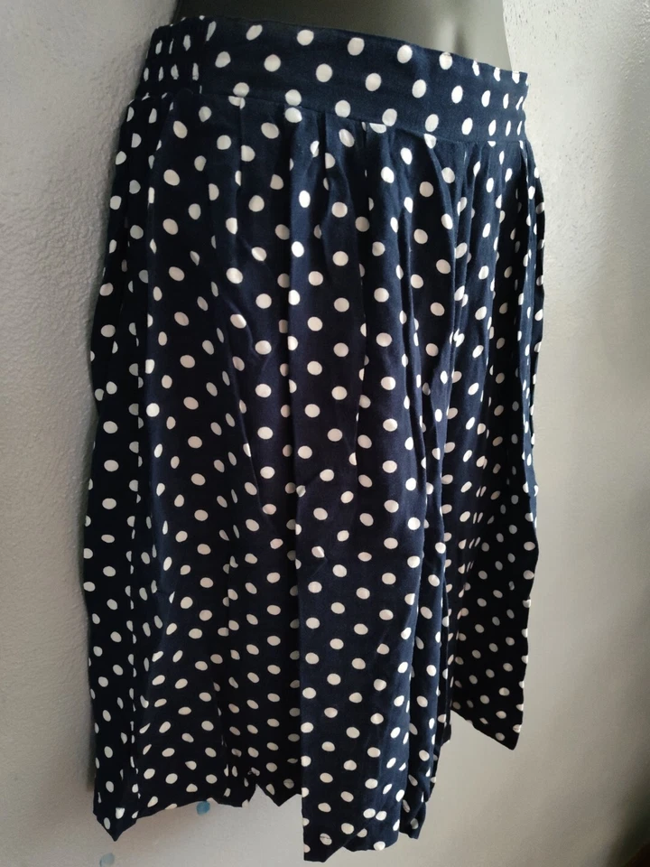 Pantalones Cortos Mujer Vintage Talla Pequeña Sag Harbor Azul/Blanco Bolsillo Punto Foto 2 de 4