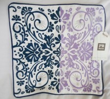 Pottery Barn Dorm Calypso Crewel Pillow Cover 16X16 NLA NWT