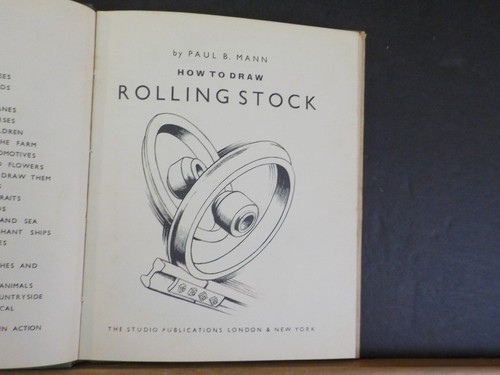 How to Draw Rolling Stock by Paul B. Mann Detailed instructions W/ DJ - Picture 8 of 14