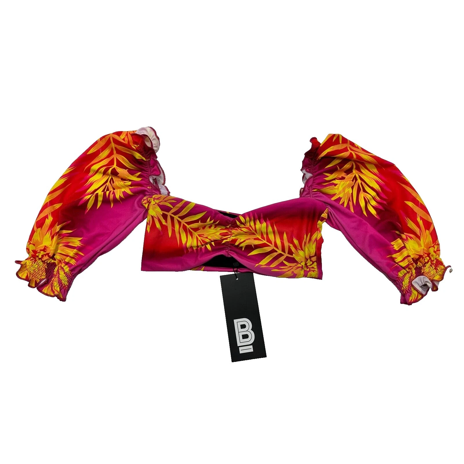 Купальник женский с цветочным узором нейлон