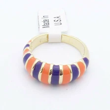 PURPLE ORANGE Ring Clemson TIGERS RAG Football Sports Game Day Silver Sp Gold Gp
