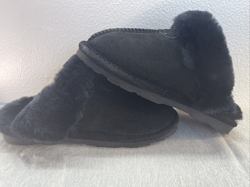 Bearpaw LOKI II Vegan Slide On Slippers #671W Black Glitter Womens Size 6 - Picture 5 of 6