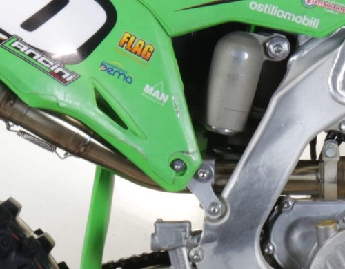 Kawasaki KX250F 2017-2020 Scarico GPR Sistema Completo Pentacross Inox - Foto 7 di 7