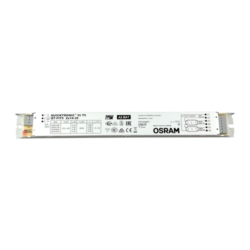Osram QT-FIT5 2x14-35 Alimentatore Elettronico Fluorescente 2x 14W, 21W, 28W, 35W - Foto 2 di 6