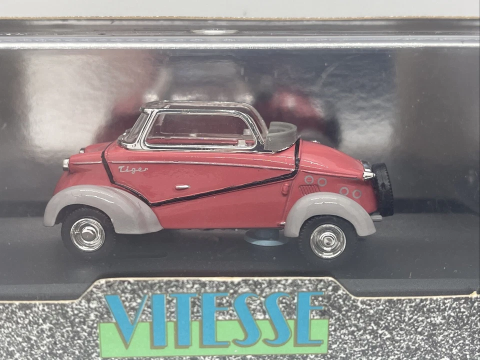Vitesse 1/43 684 1958 Messerschmitt Tiger Cabrio Limousine Pink/Grey Model Boxed - Image 2 of 4