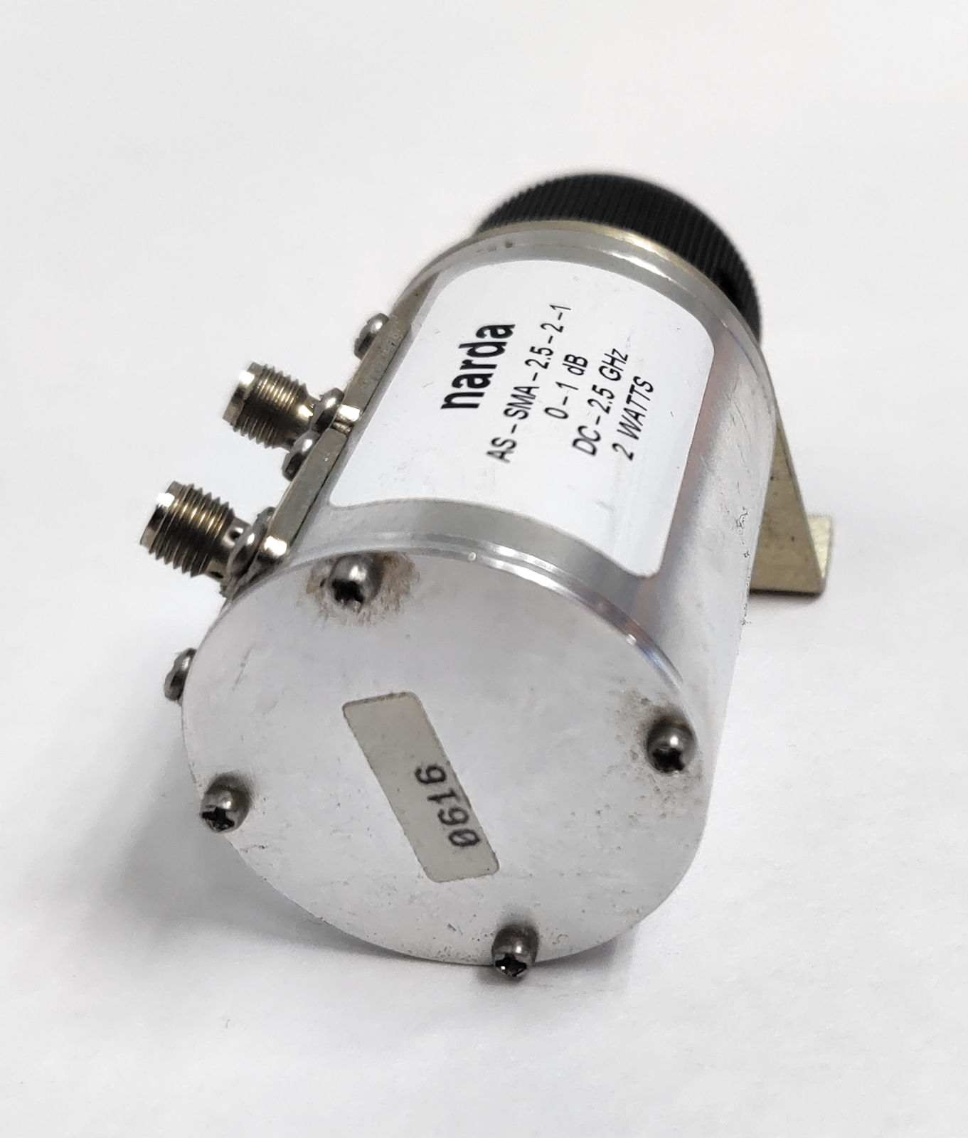 Lot of 4 Narda AS-SMA-2.5-1 Variable Step Attenuator 0-1dB DC-2.5GHz 2W .1 Step