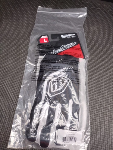 Troy Lee Designs TLD GP Pro MX /MTB Bicycle Gloves WHITE/BLACK  Men's LARGE NEW
