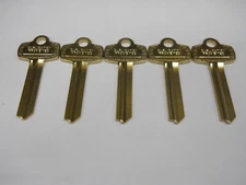 Ilco 1A1B1 Key Blank Fits Best B Keyway A1114B Lot of 5